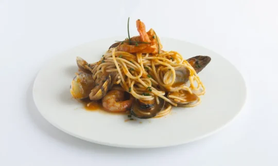 Espaguetis a la marinera